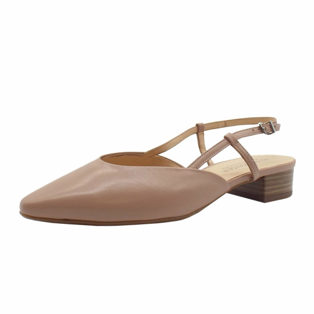 Peter Kaiser Aina-ex Dressy Low Heel Läder Sandaler Dam Lila | 49638CEFS