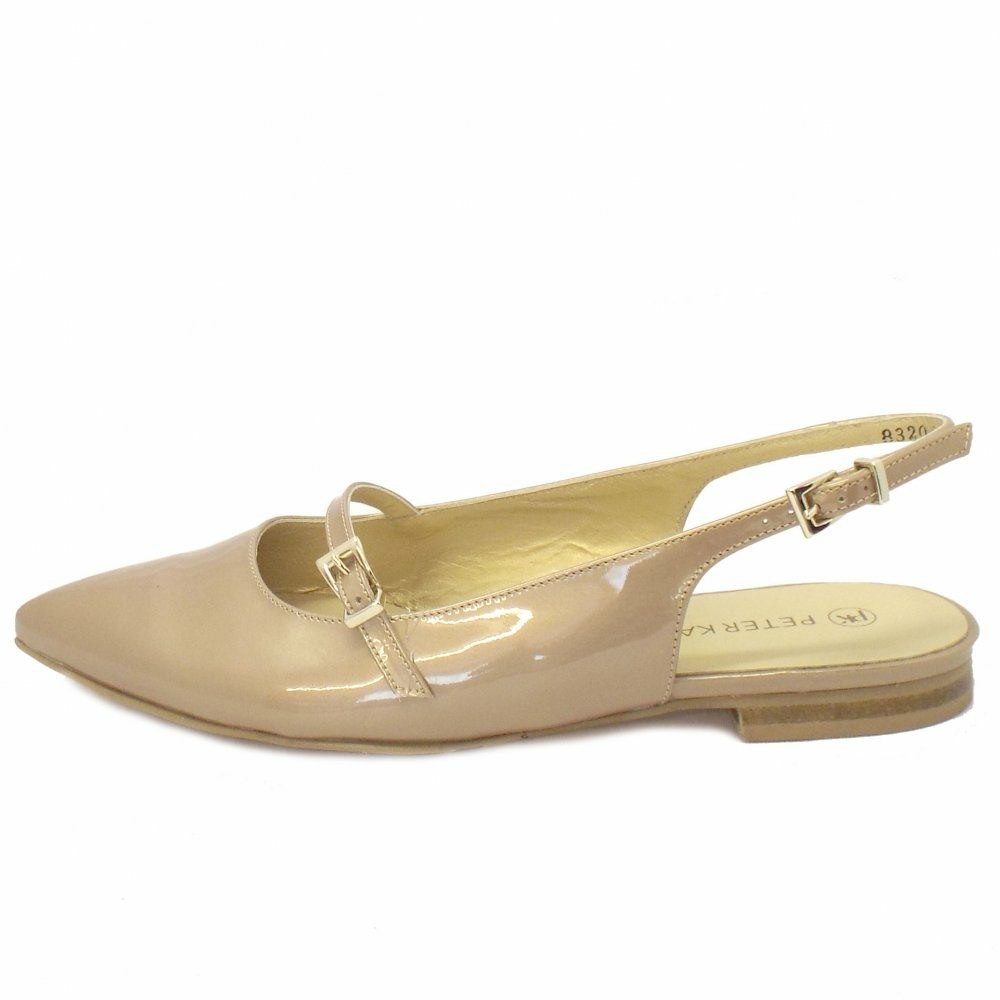 Peter Kaiser Lucanda Slingback Shoes Sandaler Dam Guld | 38976ZHUM