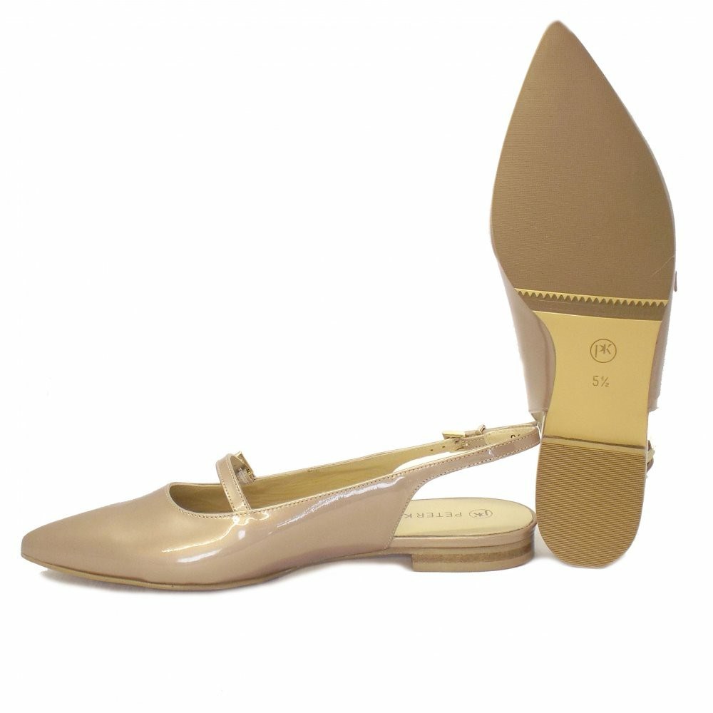 Peter Kaiser Lucanda Slingback Shoes Sandaler Dam Guld | 38976ZHUM