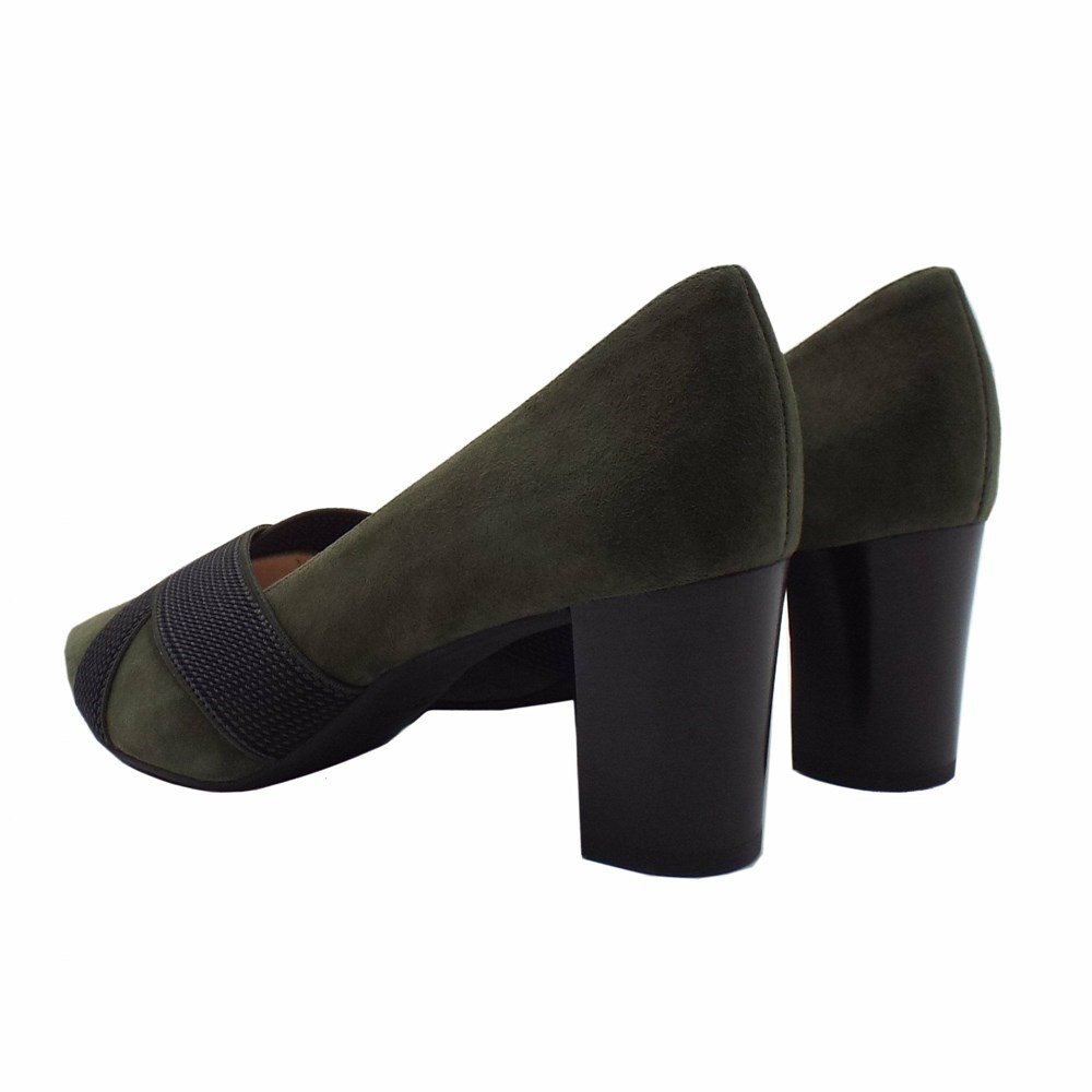 Peter Kaiser Mea Pk 60mm Elastic 64 629 746 Pumps Dam Mörkgröna | 01783VIYE