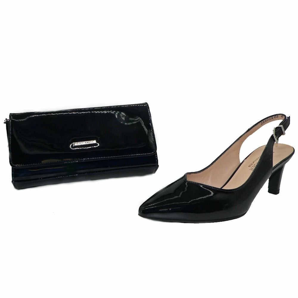 Peter Kaiser Medana-a P Kaiser Slingback Back Sandaler Dam Svarta | 01854OMYL