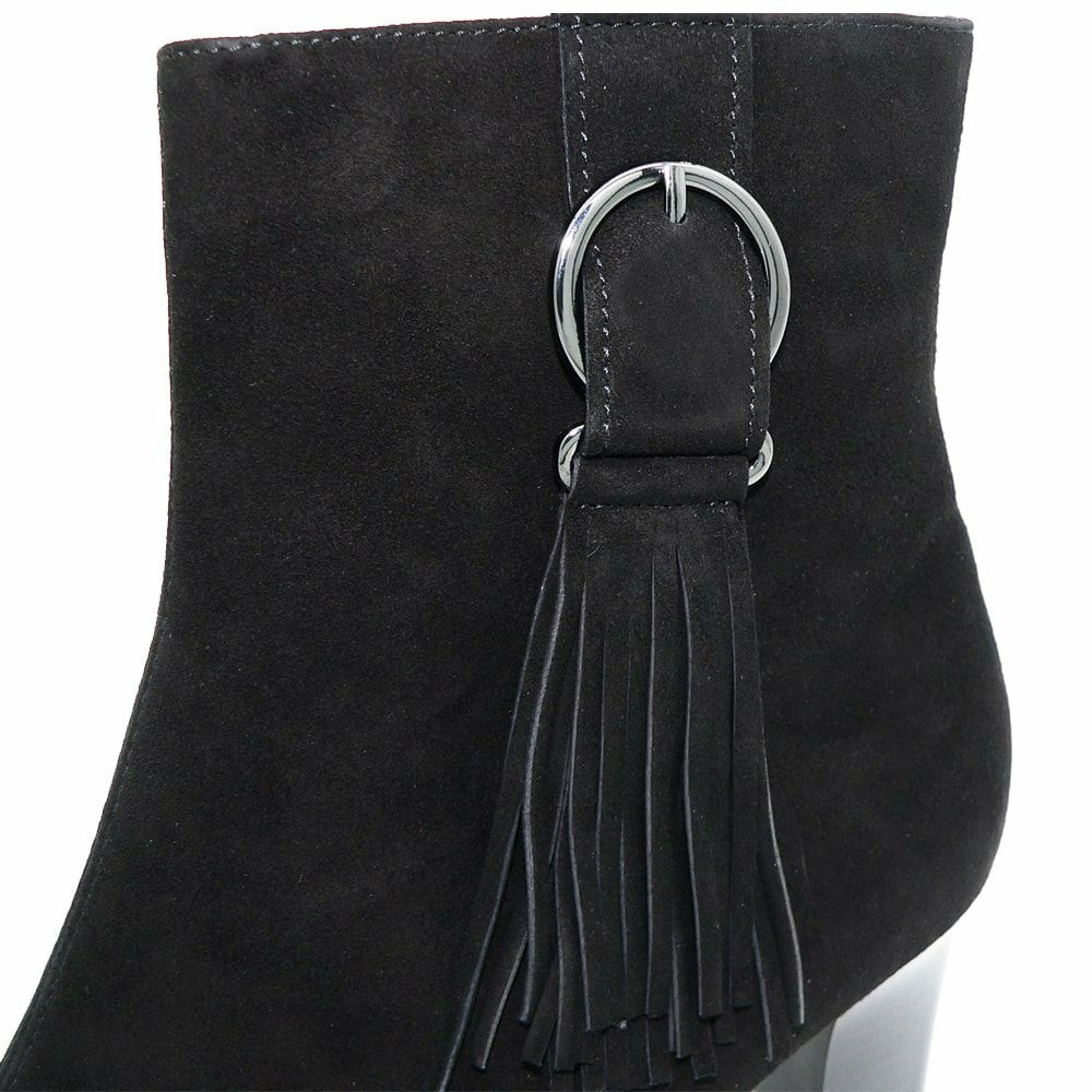 Peter Kaiser Monic 90 673 240 Pk 65mm Tassel Boot Ankelboots Dam Svarta | 94123PRCD