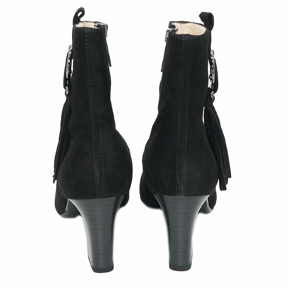 Peter Kaiser Monic 90 673 240 Pk 65mm Tassel Boot Ankelboots Dam Svarta | 94123PRCD