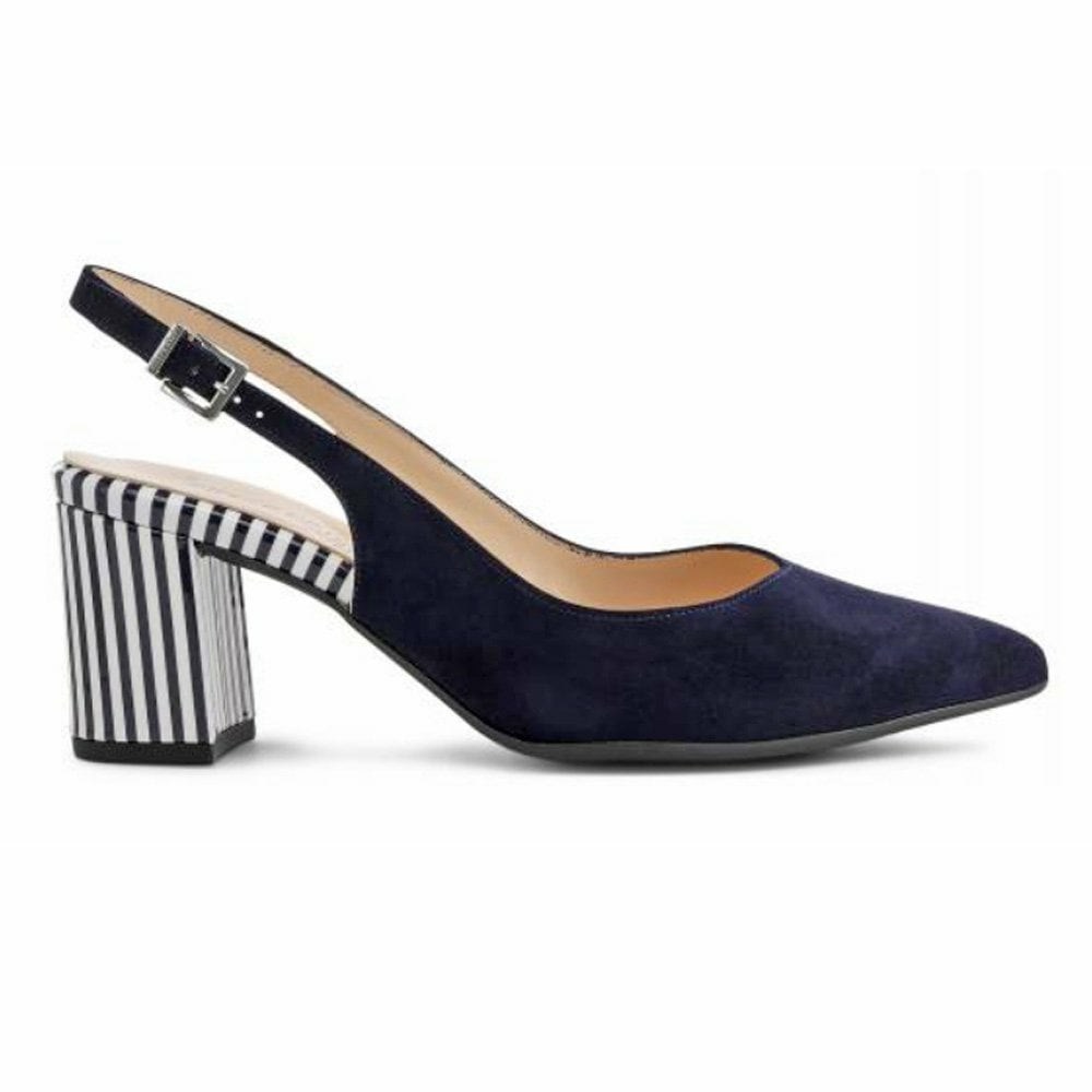 Peter Kaiser Nexy 67 503 687 Pkaiser 60mm Slingback Pumps Dam Marinblå | 14980IYDP