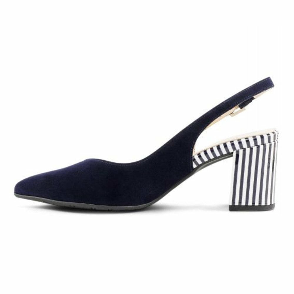 Peter Kaiser Nexy 67 503 687 Pkaiser 60mm Slingback Pumps Dam Marinblå | 14980IYDP