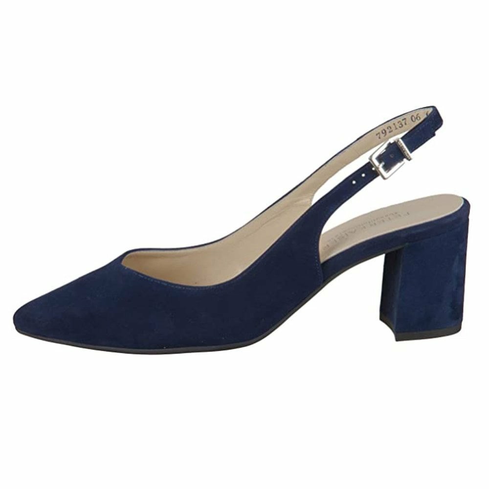 Peter Kaiser Nexy Slingback Back Pumps Dam Marinblå | 63981HFMK