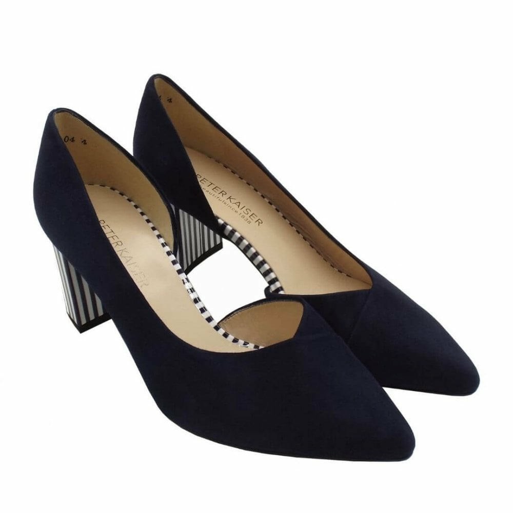 Peter Kaiser Niami Court Shoe Pumps Dam Marinblå | 54017LRZE