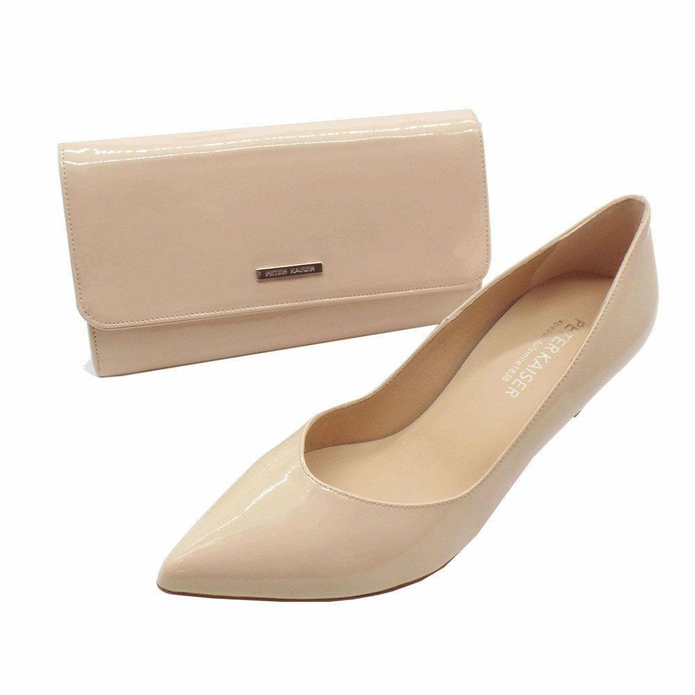 Peter Kaiser Nura Klassiska Court Shoes Pumps Dam Beige | 39615MUSF