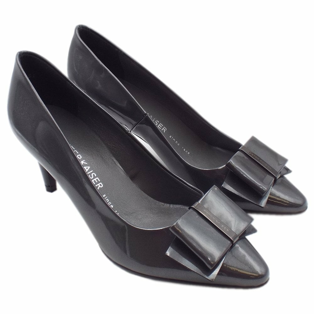 Peter Kaiser Rexa 74 237 091 65mm Court Shoe Pumps Dam Mörkgrå | 94678GBDA