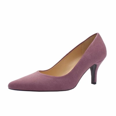 Peter Kaiser Janella Klassiska Mid Heel Court Shoe Pumps Dam Lila | 50874HCED