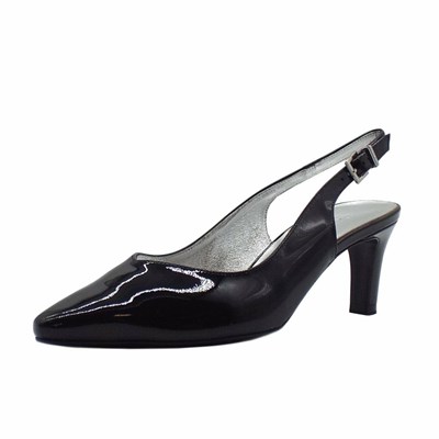 Peter Kaiser Medana Dressy Mid Heel Slingback Pumps Dam Svarta | 38602JHIA