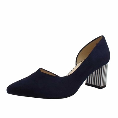 Peter Kaiser Niami Court Shoe Pumps Dam Marinblå | 54017LRZE